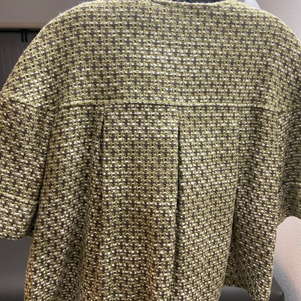Gently Worn Ellen Tracy Tweed Like Jacket - Size 8 - Picture 2 of 3